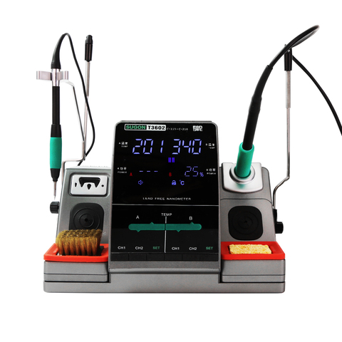 SUGON T3602 Soldering Station JBC C115 C210 Double Station Welding Rework Station For Cell-Phone PCB SMD IC Repair Solder Tools ► Photo 1/6