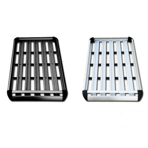 Black Universal Double Deck Roof Rack Cargo Basket For SUV Cargo 140X100 cm Size ► Photo 1/5