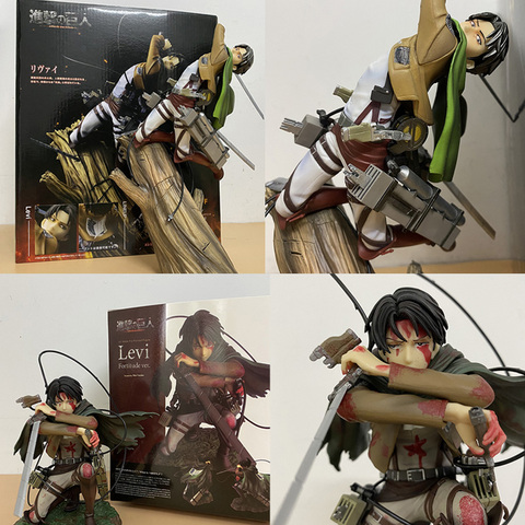 Attack on Titan Anime Artfx J Levi Renewal Package Ver. PVC Action Figure Anime Figure Collectible Model Toys Doll ► Photo 1/6