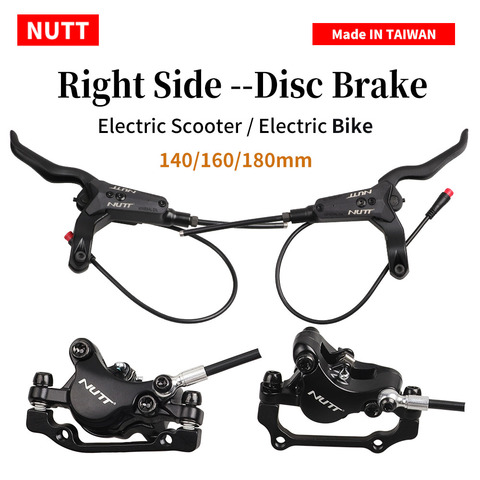 NUTT Electric Scooter Hydraulic Disc Brake Right Set 140 160 180MM Power-Off With HS1 Rotor For Kugoo G2 Pro M4 M5 ► Photo 1/6