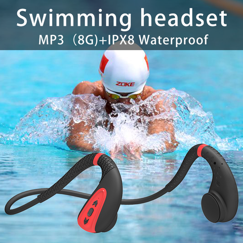 Wireless Bluetooth 5.0 Earphones Outdoor Bone Conduction Headset Swimming Painless and Waterproof Suitable for Xiaomi Huawei ► Photo 1/6