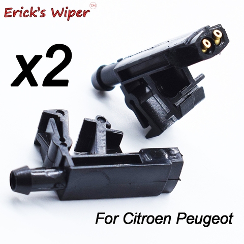 Erick's Wiper 2Pcs Front Windshield Wiper Washer Jet Nozzle For Peugeot Partner 406 605 For Citroen Berlingo Xantia ZX 643889 ► Photo 1/5