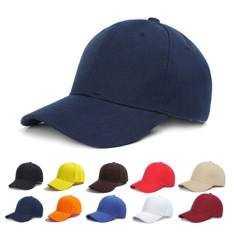 Baseball Caps Men Women Adjustable Plain Adults Summer Classic Sports Sun Hat