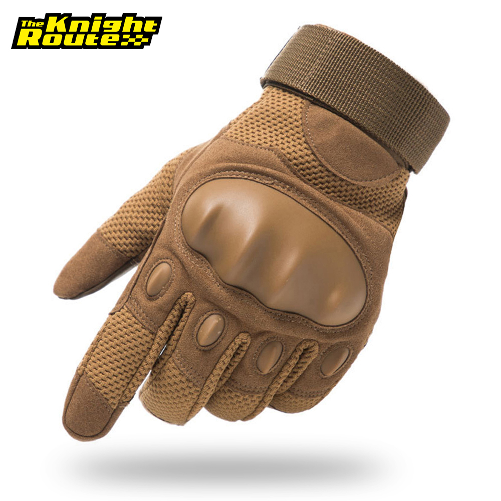 Touch Screen Tactical Motorcycle Leather Full Finger Gloves Motorbike Bikes Moto 