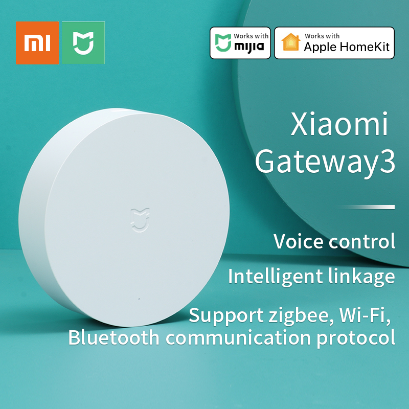 Update Version Xiaomi Mijia Smart Home Multifunctional BLE Gateway 2/3  Alarm System Intelligent Online Radio Night Light Bell