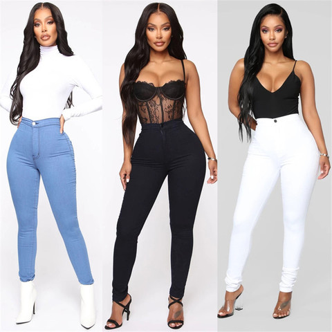 Women's high waist Thin pants Fashion Skinny buttocks High stretch slim pencil pants S-3XL drop shipping ► Photo 1/6