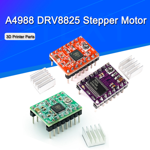 3D Printer Parts A4988 DRV8825 Stepper Motor Driver With Heat sink For SKR V1.3 1.4 GTR V1.0 RAMPS 1.4 1.6 MKS GEN V1.4 board ► Photo 1/6