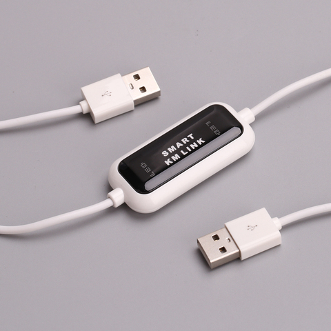 NEW USB Smart KM Link PC TO PC Keyboard Mouse KVM Sync Data Link Connection Cable Two 2 Computers Easy File Transfer Share ► Photo 1/6