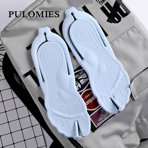 Summer Men Flip Flops Slippers Quick Dry Casual Shoes Beach Sandals Non-Slip Home Bathroom Folded Storage Slipper For Women ► Photo 1/6