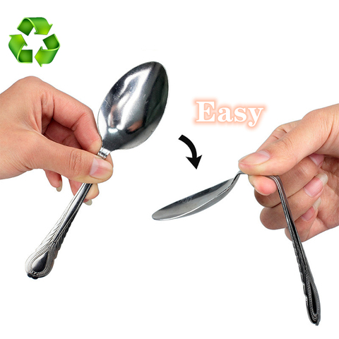 Easy Show Magical Magic Trick Mind Control Bending Spoon Telepathy Close Shot Magic Funny Party Puzzle Toy Gifts for children ► Photo 1/5