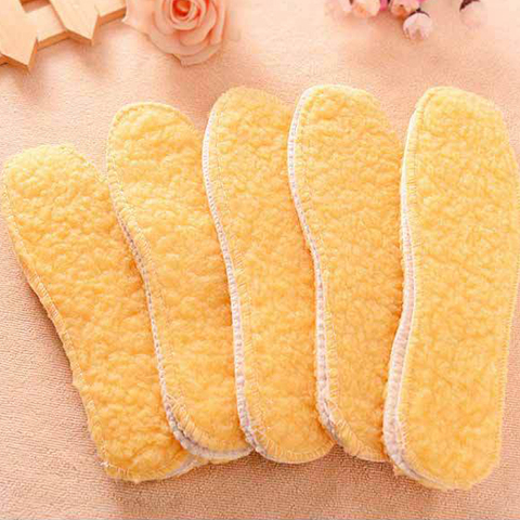 Size 35-44 Winter keep warm insoles imitation wool comfortable soft anti-deformation man and women snow boots fur insoles ► Photo 1/6