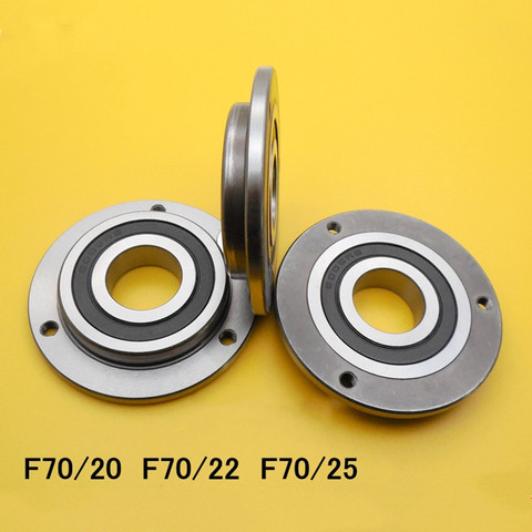 1pcs flange connected bearing F70/20 F70/22 F70/25-2RS size 20*22*25*70*12 mm ► Photo 1/4