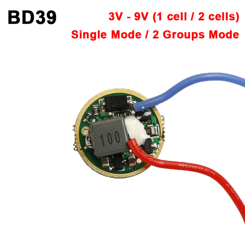 BD39 17mm 3V - 9V 1 cell or 2 cells Buck Driver Board (1 pc) ► Photo 1/3