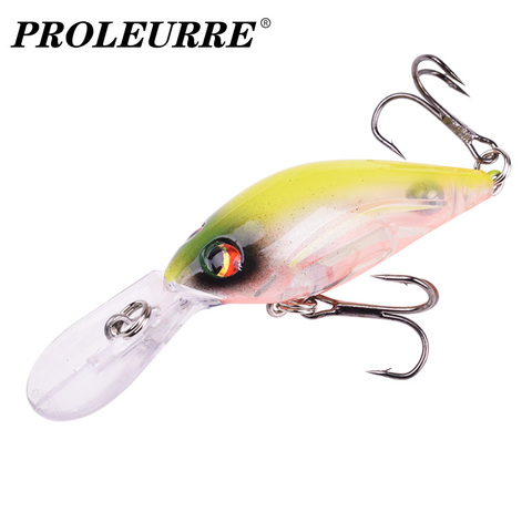 1Pcs Crank Wobblers Fishing Lures 8.5cm 8.5g Minnow Trolling Tackle Artificial Hard Bait Bass Pike Deep Diving Crankbait Pesca ► Photo 1/6