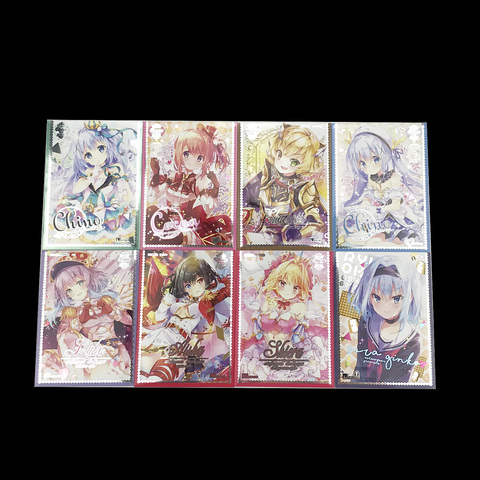 60PCS/BAG Anime TCG Card Sleeves 66x91mm Game Cards Protector Cards Shield Charlotte Card Cover Silver Foil Sleeves for PKM/MGT ► Photo 1/6