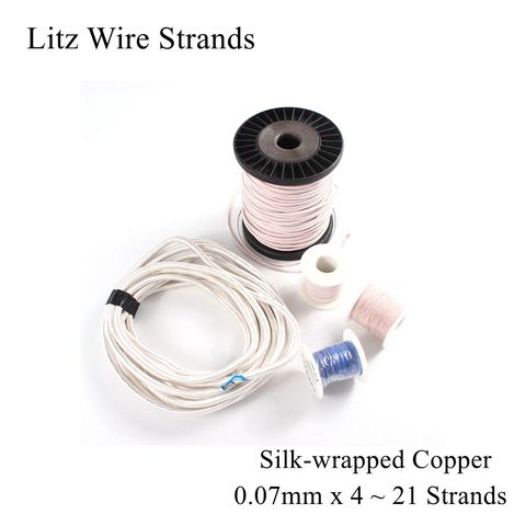 0.07x4 0.07x5 0.07x7 0.07x10 0.07x14 0.07x21 Litz Wire Strand Enamelled Copper Wires Strands Micro Mine Antenna Occ 0.07mm 0.07 ► Photo 1/6