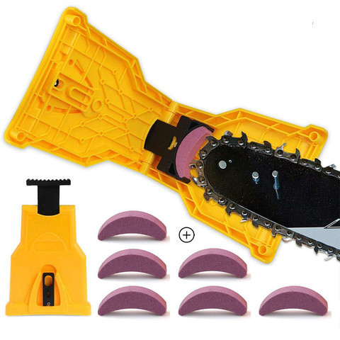 Sharpens Saw Chain Sharpening Tool Easy Durable Sharp Fast Grinding Bar-Mount Chainsaw Teeth Sharpener ► Photo 1/6