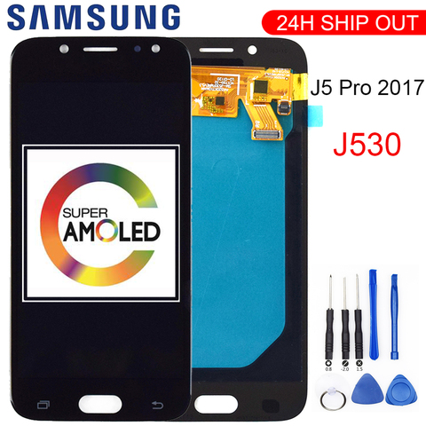 Super AMOLED LCD For SAMSUNG Galaxy J5 Pro 2017 J530 J530F J530FM SM-J530F J530G/DS LCD Display Touch Screen Digitizer Assembly ► Photo 1/4