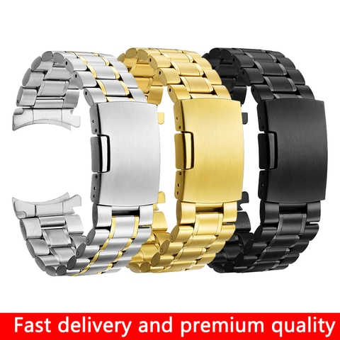 22mm Stainless Steel Strap for Samsung Galaxy 46 Gear S3 Classic Frontier Watch Band Wrist 20mm  Bracelet Silver Quick Release ► Photo 1/6