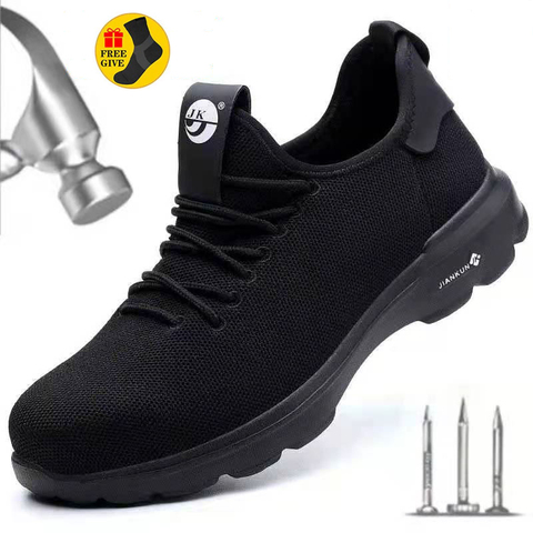 2022 Safe and Lightweight Work Shoes European Standard Steel Toe Safety Shoes Puncture-Resistant Sports Shoes Stylish Insulation ► Photo 1/6