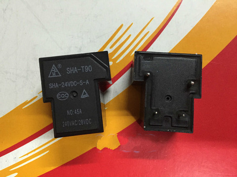 SHA-T90 SHA-24VDC-S-A relay 4 pin normally open large current 45A welding machine ► Photo 1/1