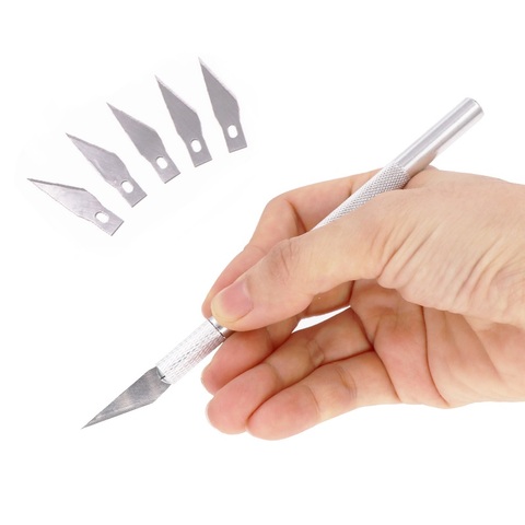 6 Blade Carve Knife Extra Backup Tool Sculpture Engrave Graver Cutter Craft Wood Cut Scorper Sculpte Razor Sharp woodcarve Hobby ► Photo 1/4