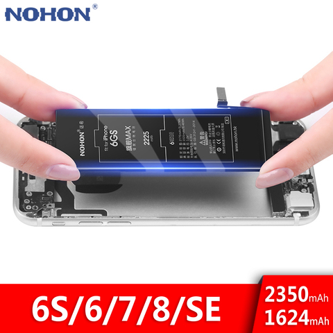 NOHON Battery For iPhone 6S 6 7 8 SE Replacement High Capacity Phone Bateria For Apple iPhone8 iPhone7 iPhone6S iPhone6 iPhoneSE ► Photo 1/6