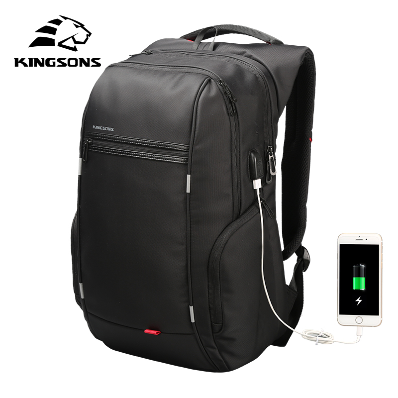 Kingsons Men's multifunctional travel laptop backpack