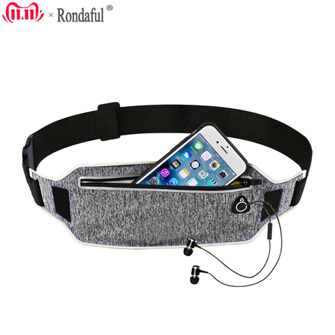 Ultra Thin Running Waist Pouch Bag Lightweight Sweatproof Sport Belt for iPhone 8 7 Galaxy S5 Honor 8 Studio X8 Mobile Phone ► Photo 1/6