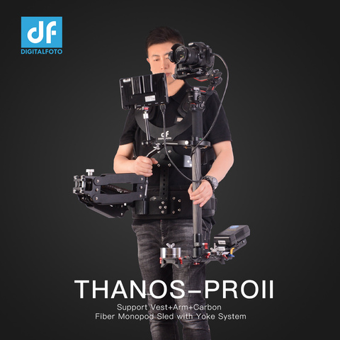 THANOS PROII Gimbal Vest steadicam with Z Axis+Carbon Fiber Monopod Sled System for DJI RS2 RSC2 RONIN S ZHIYUN Crane 3S Trinity ► Photo 1/6