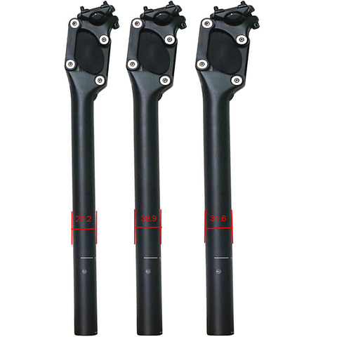 MTB Bike Seatposts Damping Suspension shock Absorber Seat post 27.2 28.6 30.0 30.4 30.9 31.6*400mm Compatible with Suntour NCX ► Photo 1/1