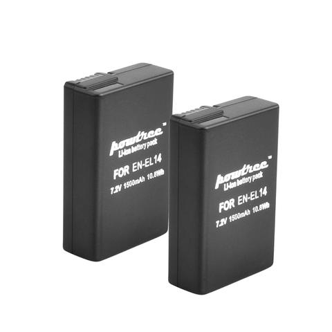 7.2V 1500mAh Li-ion EN-EL14 Rechargeable Battery for Nikon P7200 P7700 P7100 D5500 D5300 D5200 D3200 D3300 D5100 D3100 L50 ► Photo 1/6