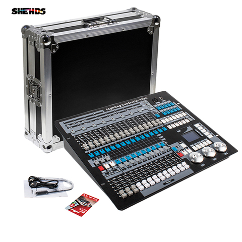 SHEHDS 1024 DMX Console With Flight Case DJ Controller Suitable for Moving Head Light Par Light Series Stage Light Equipment ► Photo 1/6