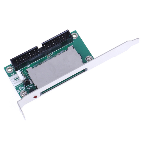 40-Pin CF compact flash card to 3.5 IDE converter adapter PCI bracket back panel ► Photo 1/6