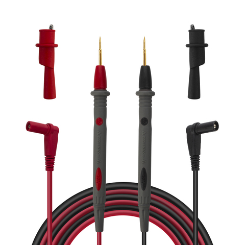 PT1008 20A 1000V Silicone Rubber Multimeter Test Lead Flame Retardant Metal Plated Probe Wire ► Photo 1/6