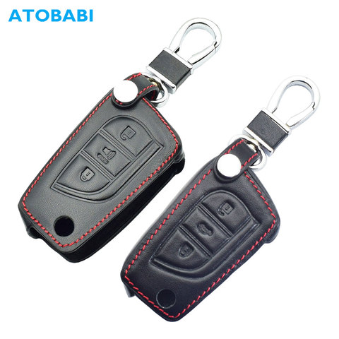 2 Buttons Car Key Cover Case For Prius Corolla Chr Prado Keychain