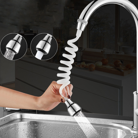 Home kitchen faucet extension extender long hose portable retractable foam shower sprinkler ► Photo 1/4