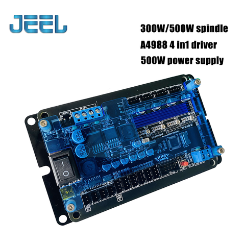 GRBL1.1 3axis Controller Board Stepper Motor Driver Double Y axis USB Driver Support 500W/300W Spindle For CNC Laser Engraver ► Photo 1/5
