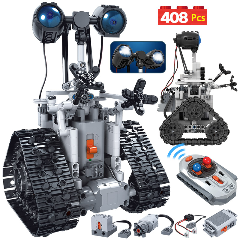 408pcs Building Blocks Technic  Remote control bulldozer  Compatible Gifts 
