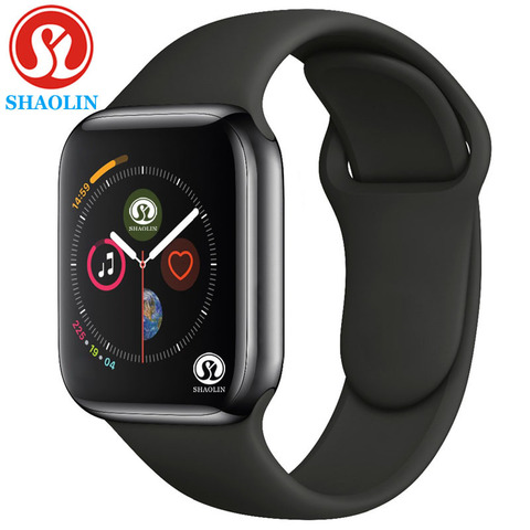 Bluetooth Smart Watch Series 4 SmartWatch Case for Apple iOS iPhone Xiaomi Android Smart Phone NOT Apple Watch (Red Button) ► Photo 1/6