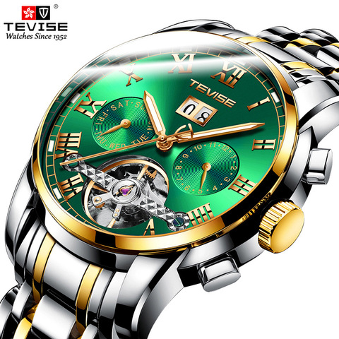 Drop Shipping Tevise Brand Automatic Watch Men Mechanical Watches Business Luxury Waterproof Winding Wristwatch Relogio Masculin ► Photo 1/6