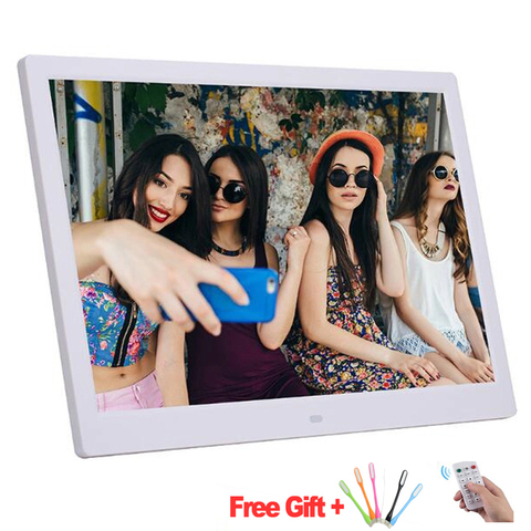 10.1 Inch HD Digital Photo Frame 1024x600 HD Ultra-Thin LED Electronic Photo Album LCD Photo Frame ► Photo 1/6