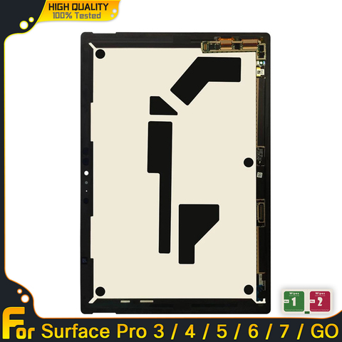 Original LCD Display For Microsoft Surface Pro 3 1631 Pro 5 1796 Pro 4 1724 Assembly For surface Pro 7 1866 GO 1824 Touch Screen ► Photo 1/6