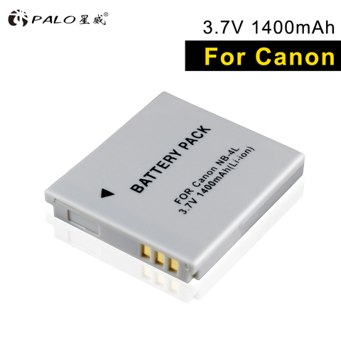 PALO NB-4L NB4L NB 4L battery for Canon IXUS 30 40 50 55 65 80 100 120 110 115 130 IS117 220 225 Power shot SD1000 1100 camera ► Photo 1/6
