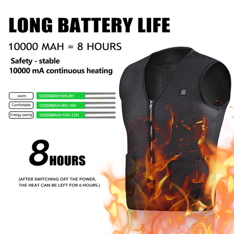 Heating Vest Winter Warm Jacket Heated Vest USB Charging Heating Vest Intelligent Electric Heating Vest Heating Clothes ► Photo 1/6