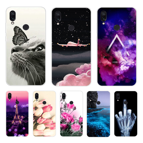 Silicone Case For Xiaomi Redmi Note 7 Case Pattern Soft Silicon Case For Xiaomi Redmi Note 7 Note7 Bumper Phone Case Coque Cover ► Photo 1/6