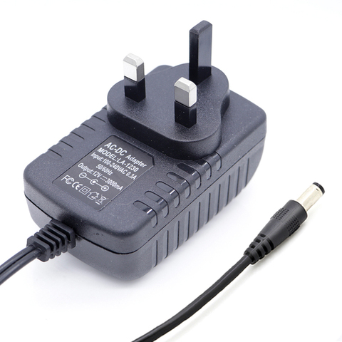 9V 12V 1A US EU UK power adapter Supply 3V 5V 6V 7V 7.5V 0.5A 1A 2A DC power adaptor 5.5*2.5MM LED Monitor regulation charger ► Photo 1/6