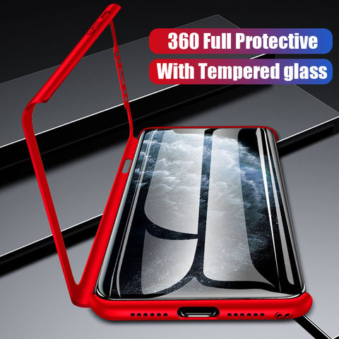 360 Full Body Protective Case For Huawei P Smart 2022 P40 Lite P20 Pro P30 Lite New Edition P10 P9 P8 Lite 2017 Shockproof Cover ► Photo 1/6