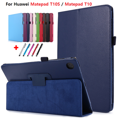 Flip Etui For Huawei Matepad T10s Case 10 1 Caqa Fold Folio Stand Tablet Cover For Huawei Matepad T 10s T10 Case 10.1 9.7 inch ► Photo 1/6