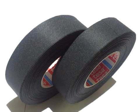 Germany TESA 51026 Adhesive Cloth Fabric Tape cable looms wiring harness 19mm x 25M ► Photo 1/6